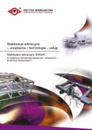 Stabilizacja wibracyjna - Instytut Spawalnictwa - Gliwice.pl