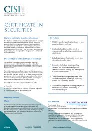 Certificate in securities