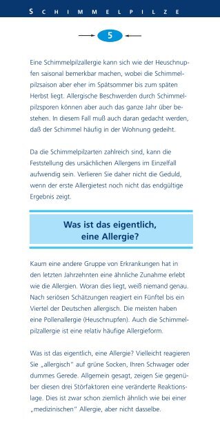 Schimmelpilze - Bencard Allergie