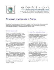 Slim sigue privatizando a Pemex - fte-energia.org