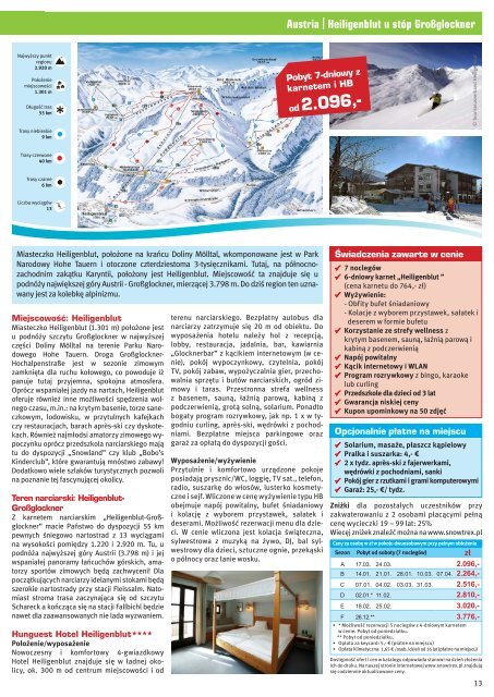 SnowTrex Katalog 2011 Polska