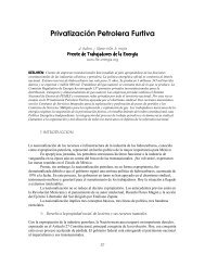 PrivatizaciÃ³n Petrolera Furtiva - fte-energia.org