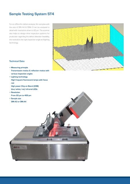 Web Inspection System | FSP600 - Optical Control Systems GmbH