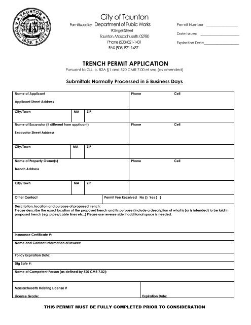 massachusetts hoisting license application form