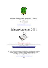 Jahresprogramm 2011 - Hessisch-Waldeckischer Gebirgs