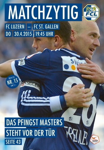 FC LUZERN Matchzytig N°15 14/15 (RSL 30)
