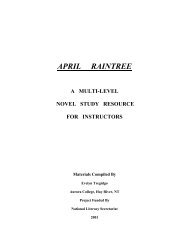 APRIL RAINTREE - National Adult Literacy Database