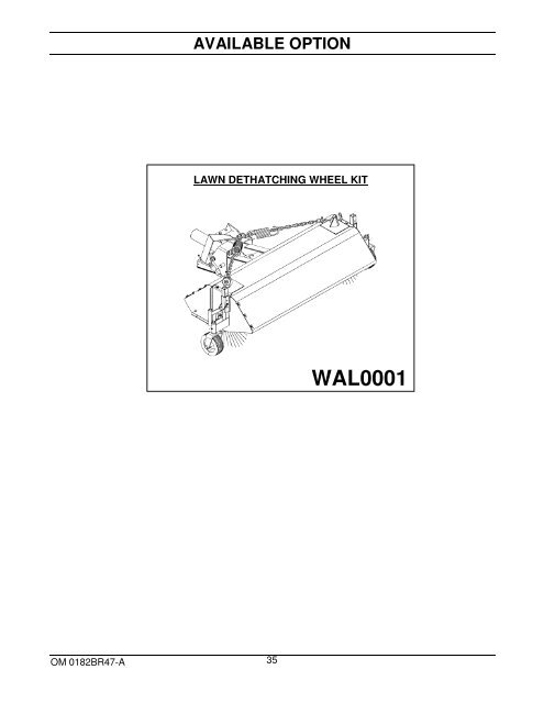 OPERATOR'S AND PARTS MANUAL - Walker Mowers