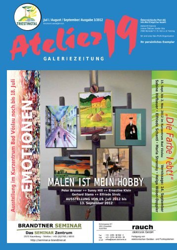 kunstzeitung Q3 2012 - Atelier 19