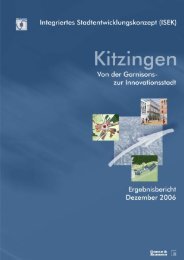 Das integrierte Stadtentwicklungskonzept (ISEK) - Kitzingen.info ...
