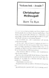 Veckans bok 7 - Born To Run