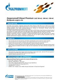 Gazpromneft Diesel Premium SAE 5W-40, 10W-40, 15W-40