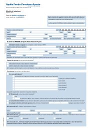 Modulo di adesione - Apuliaprevidenza.It