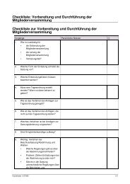 Checkliste - Reiterring Badische Pfalz eV
