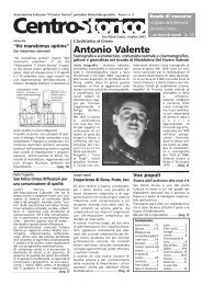 Antonio Valente - Ass. cult. IL CENTRO STORICO
