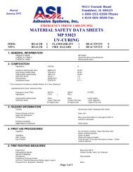 MSDS - Regal Plastics