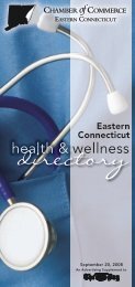 directory - Chamber of Commerce of Eastern Connecticut