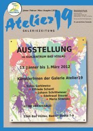 galeriezeitung - Atelier 19