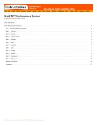 Instructables.com - Small NFT Hydroponics System