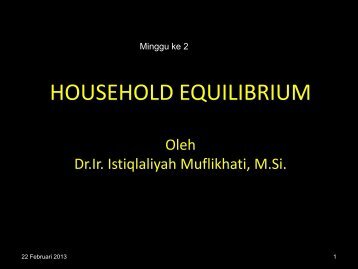 Pertemuan II - Departemen Ilmu Keluarga dan Konsumen | FEMA-IPB