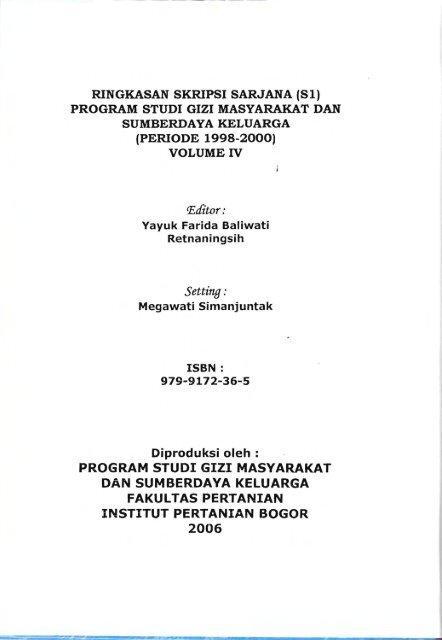 Ringkasa Skripsi Sarjana S1 Program Studi Gmsk Departemen