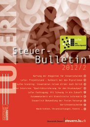 steuerbulletin 12 2 - Steuern Luzern - Kanton Luzern