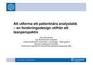 Ewa Grodzinsky - Institutet fÃ¶r biomedicinsk laboratorievetenskap, IBL