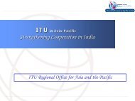 Mr. Sameer Sharma, Senior Advisor, International - ITU-APT ...