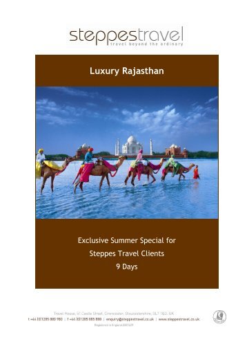 Luxury Rajasthan - Steppes Travel