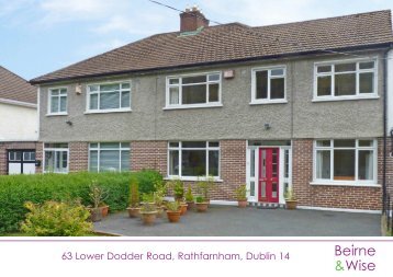 63 Lower Dodder Road, Rathfarnham, Dublin 14 - Beirne & Wise