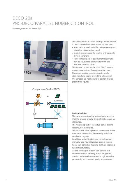 Brochure DECO 20a - Tornos