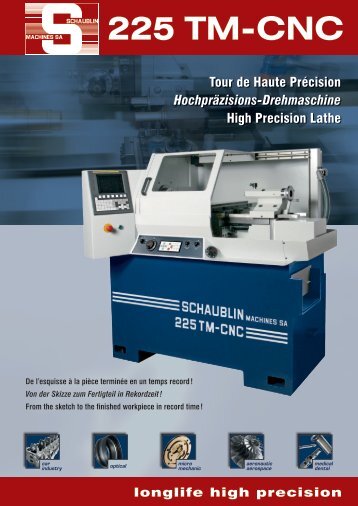 Catalogo Schaublin 225TM-CNC - Vemas