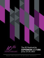 IEI 2013 Program.pdf - Euphonium.com