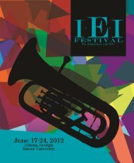 IEI Festival Program 2012.pdf - Euphonium.com