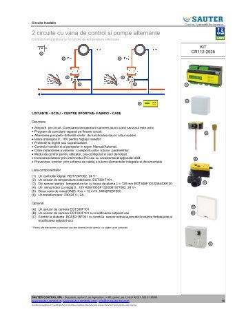 2 circuite cu vana de control si pompe alternante - SAUTER Control ...