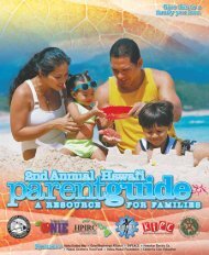 Second Annual Hawaii Parent Guide: A Complete Resource for ...