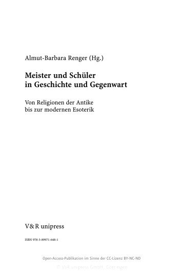 Mani - seine Lehrer und seine Schüler - Antikes Christentum