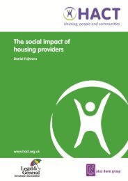 The Social Impact of Housing Providers report2013