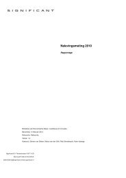 Nalevingsmeting Europees aanbesteden 2010 - Rijksoverheid.nl