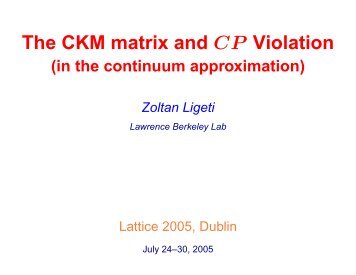 The CKM matrix and CP Violation