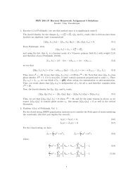 PHY 250 (P. Horava) Homework Assignment 5 Solutions Grader ...