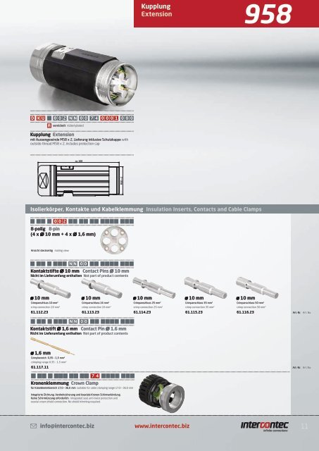 Leistungssteckverbinder M58 Power Connectors M58