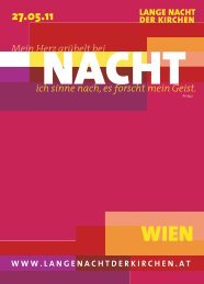 PDF zum Download finden Sie hier - Lange Nacht der Kirchen