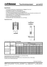 po-so Tauchmotorpumpen - oddesse Pumpen- und Motorenfabrik ...