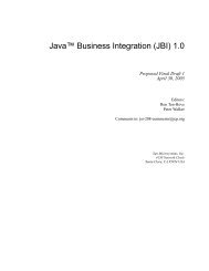 Javaâ¢ Business Integration (JBI) 1.0 - Oracle Software Delivery Cloud