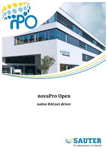 novaPro Open - Sauter Automation AB