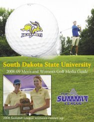 2008-09 Men's & Women's Golf - South Dakota State University ...