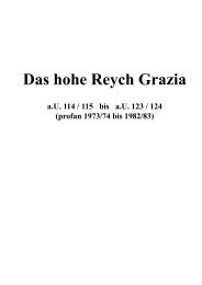 Das hohe Reych Grazia