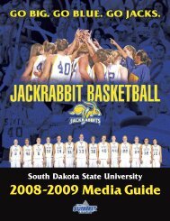 2008-2009 Media Guide - South Dakota State University Athletics