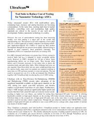 view UltraScan data sheet - Syntest